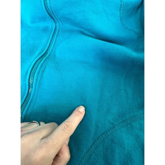 Hanna Andersson Women's Blue Hooded Zip Jacket Sweatshirt Size Small - Picture 11 of 14